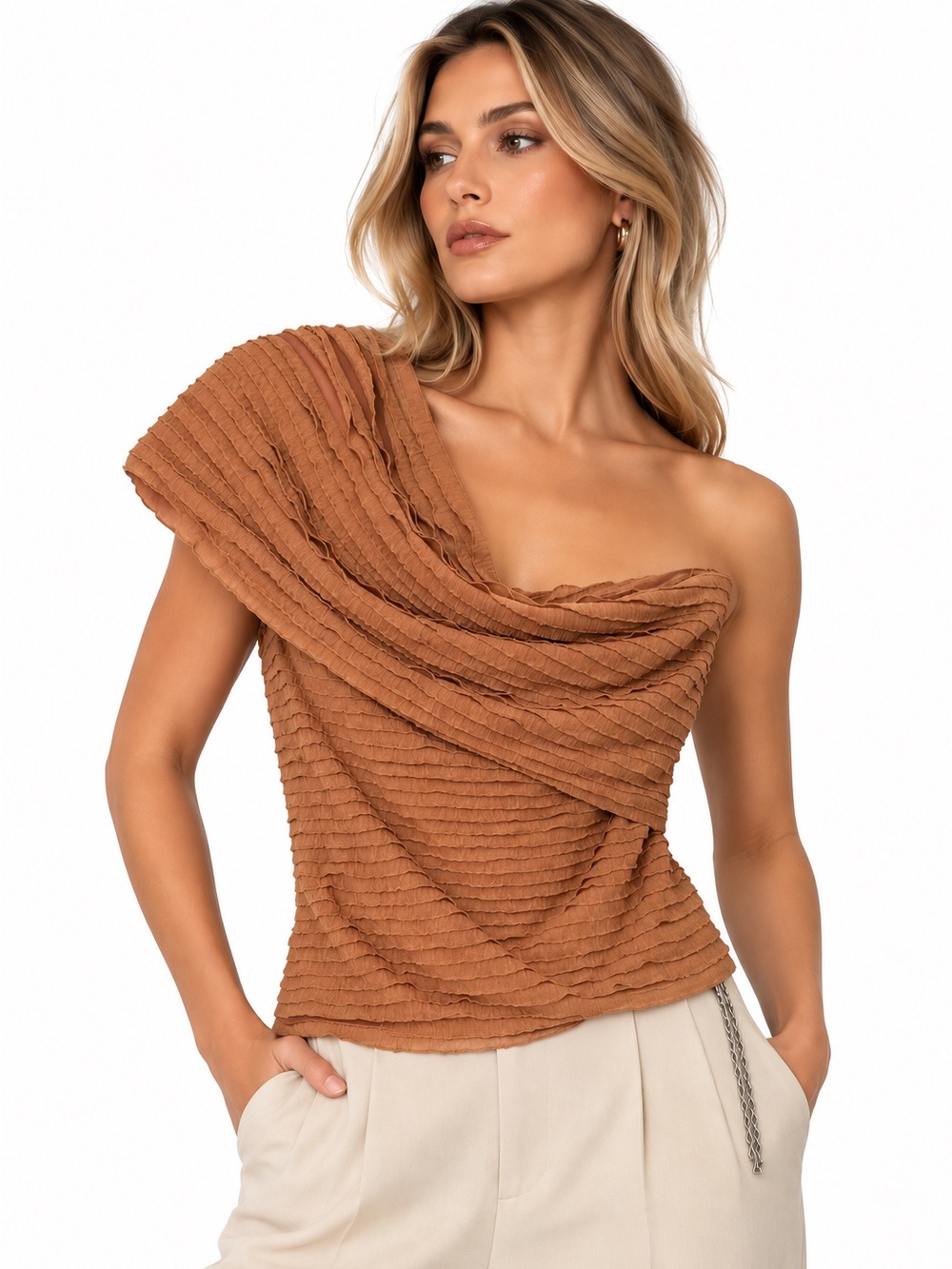 LĒO Skinsational Asymmetrical Top S NWT Star Trek Wardrobe